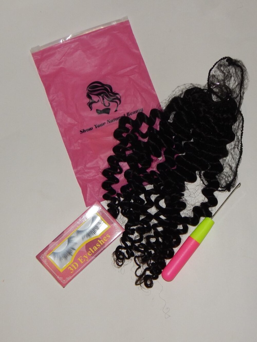 16" 100% Human Hair 60g Deep Wave Pre Separated Feather Crochet Extensions